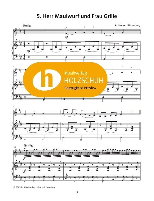 Herr Maulwurf und Frau Grille